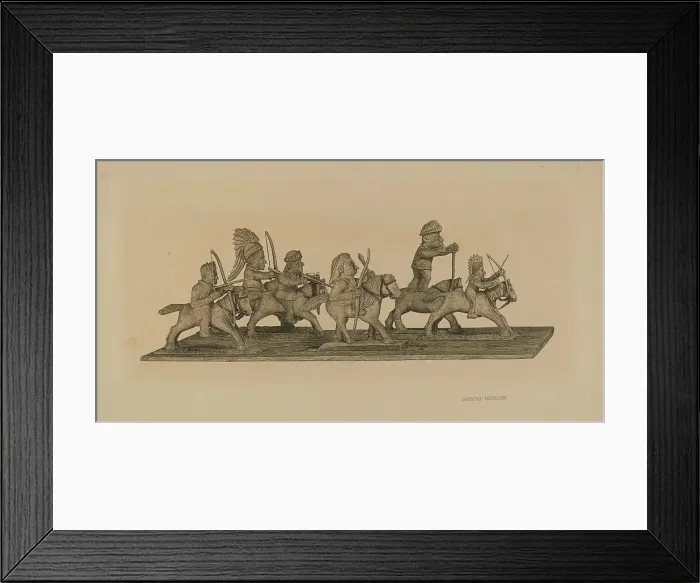 Framed Print : Indians, c. 1940. Creator: Raymond Neumann Framed Print : Indians, c. 1940. Creator: Raymond Neumann