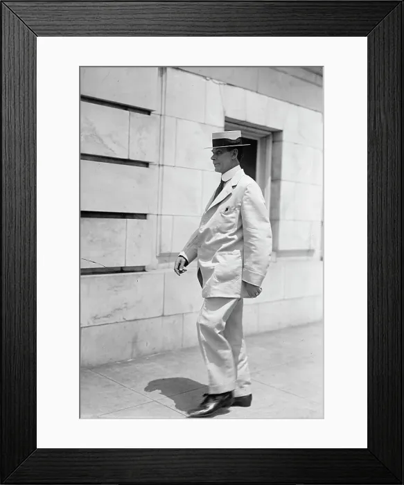 Framed Print : Ellsworth Raymond Bathrick, Rep. from Ohio, 1917. Creator: Harris & Ewing. Ellsworth Raymond Bathrick, Rep. from Ohio, 1917. Creator: Harris & Ewing