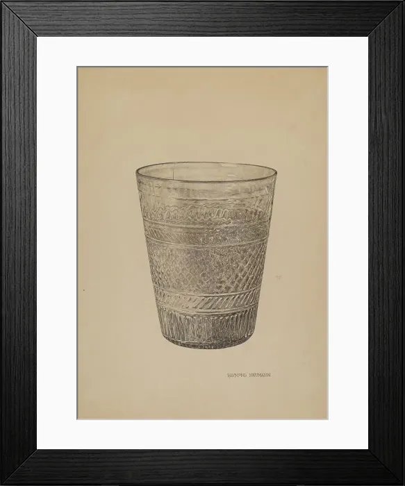 Framed Print : Flip Glass, c. 1940. Creator: Raymond Neumann Framed Print : Flip Glass, c. 1940. Creator: Raymond Neumann