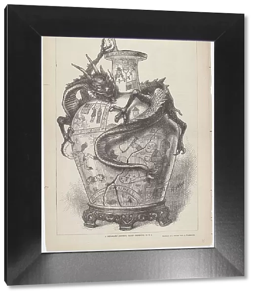 A Diplomatic (Chinese) Design Presented to U.S. 1881. Creator: Thomas Nast