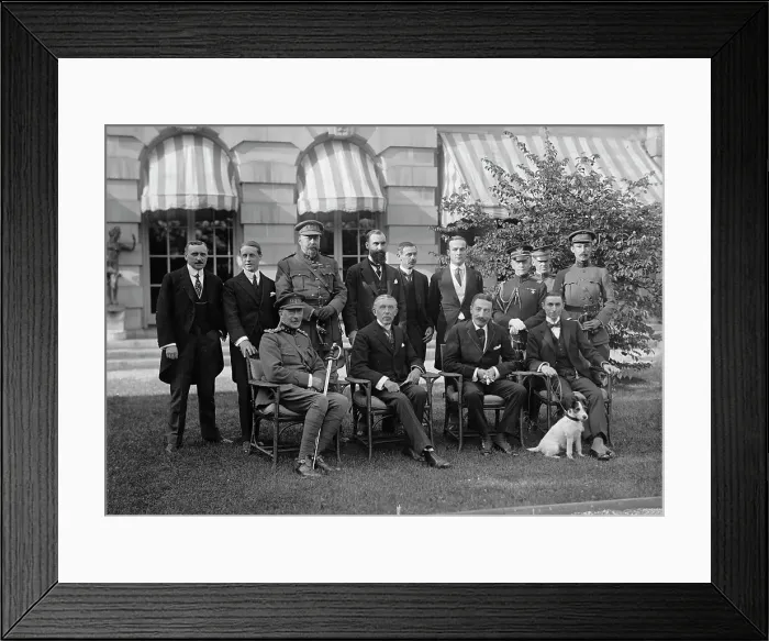 Framed Print : Belgian Mission To U.S. At Home of Lars I.E. Larz Anderson, Washington DC, 1917. Creator: Harris & Ewing. Belgian Mission To U.S. At Home of Lars I.E. Larz Anderson, Washington DC, 1917. Creator: Harris & Ewing Framed Print : Belgian Mission To U.S. At Home of Lars I.E. Larz Anderson, Washington DC, 1917. Creator: Harris & Ewing. Belgian Mission To U.S. At Home of Lars I.E. Larz Anderson, Washington DC, 1917. Creator: Harris & Ewing