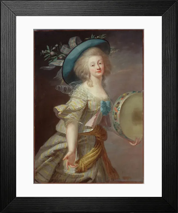Framed Print : Portrait d'une danseuse, c1780 - 1789. Creator: Elisabeth Louise Vigee-LeBrun