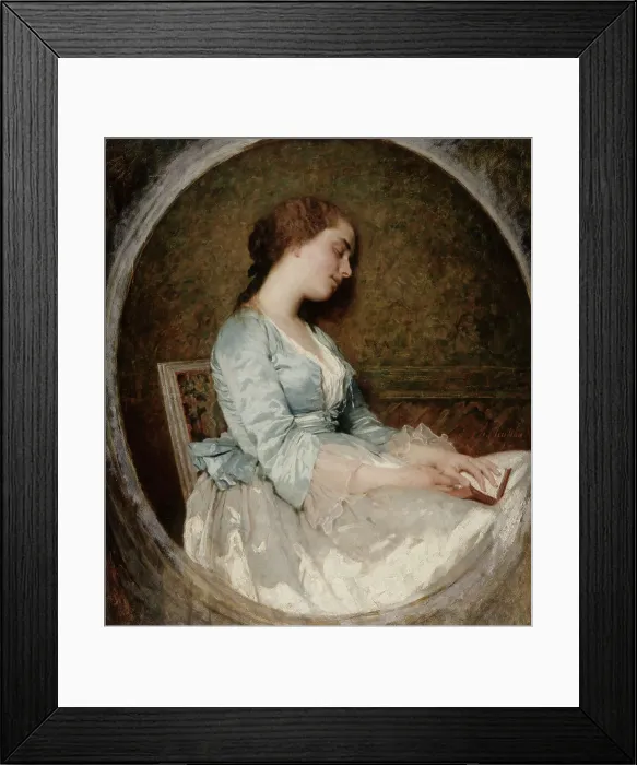 Framed Print : The dream, 1857. Creator: Chaplin, Charles Joshua (1825-1891) Framed Print : The dream, 1857. Creator: Chaplin, Charles Joshua (1825-1891)