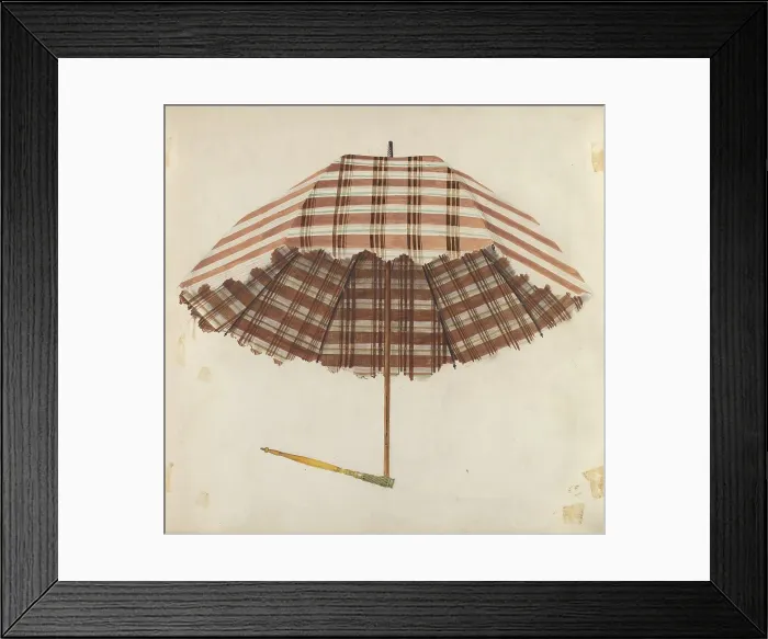 Framed Print : Parasol, c. 1938. Creator: J. J. Neill Framed Print : Parasol, c. 1938. Creator: J. J. Neill