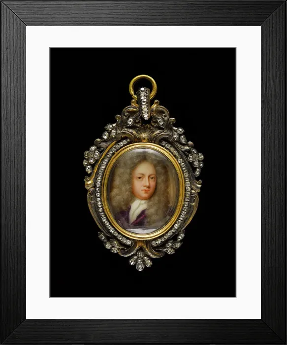 Framed Print : Portrait d'un jeune homme, between 1700 and 1720. Creator: Ecole Francaise Framed Print : Portrait d'un jeune homme, between 1700 and 1720. Creator: Ecole Francaise