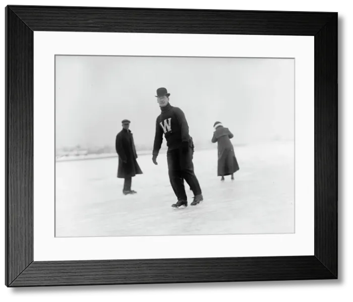 Framed Print : Dr. W.B. Hudson Skating, 1912. Creator: Harris & Ewing. Dr. W.B. Hudson Skating, 1912. Creator: Harris & Ewing Framed Print : Dr. W.B. Hudson Skating, 1912. Creator: Harris & Ewing. Dr. W.B. Hudson Skating, 1912. Creator: Harris & Ewing