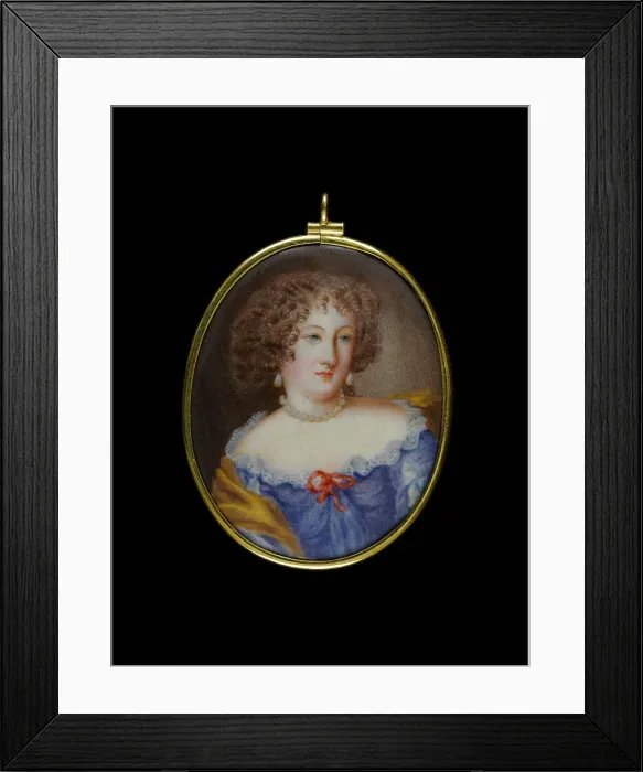 Framed Print : Portrait d'une jeune femme en costume Louis XIV. Creator: Ecole Francaise Framed Print : Portrait d'une jeune femme en costume Louis XIV. Creator: Ecole Francaise