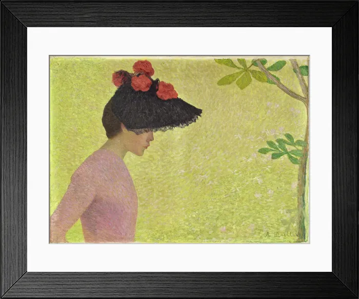 Framed Print : Profil de femme, ca 1896. Creator: Maillol, Aristide (1861-1944) Framed Print : Profil de femme, ca 1896. Creator: Maillol, Aristide (1861-1944)