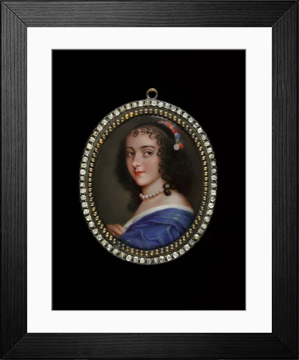 Framed Print : Portrait présumé de Ninon de Lenclos. Creator: Ecole Francaise Framed Print : Portrait présumé de Ninon de Lenclos. Creator: Ecole Francaise