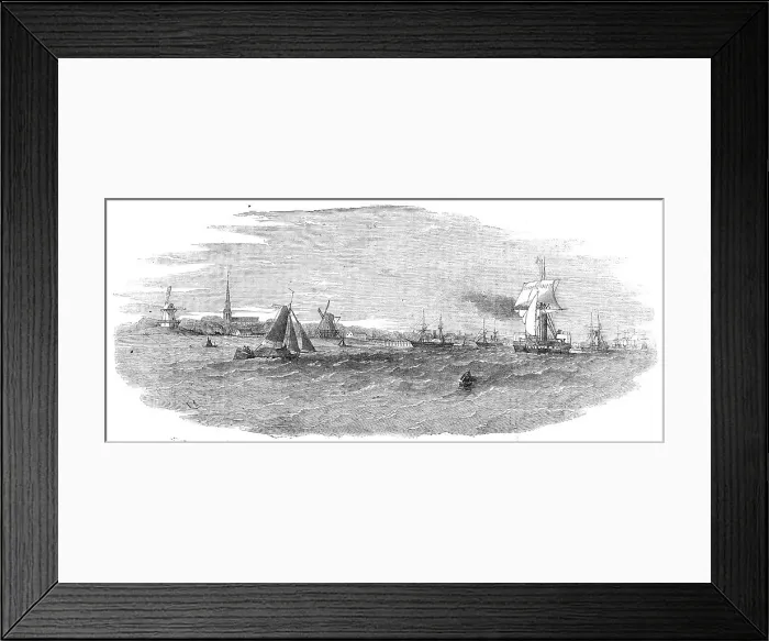 Framed Print : Tonning, on the Eyder, 1854. Creator: Unknown Framed Print : Tonning, on the Eyder, 1854. Creator: Unknown