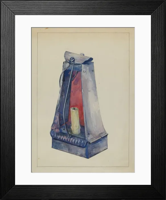 Framed Print : Lantern, c. 1936. Creator: John Oster Framed Print : Lantern, c. 1936. Creator: John Oster