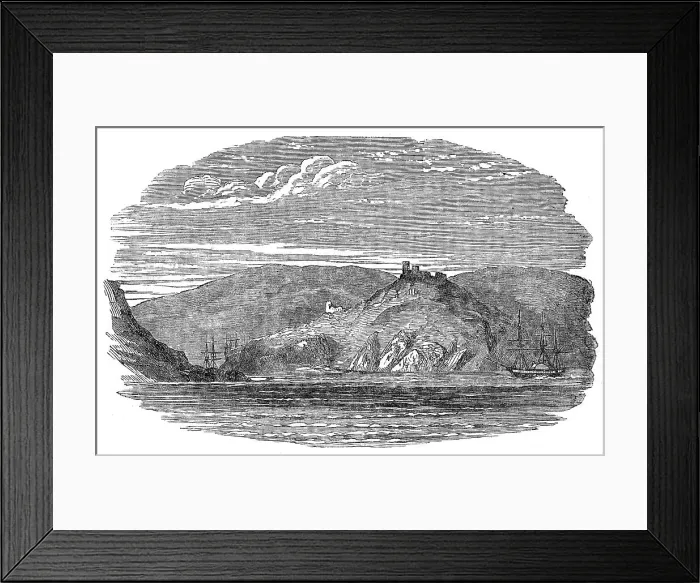 Framed Print : Entrance to Balaclava Harbour, 1854. Creator: Unknown Framed Print : Entrance to Balaclava Harbour, 1854. Creator: Unknown