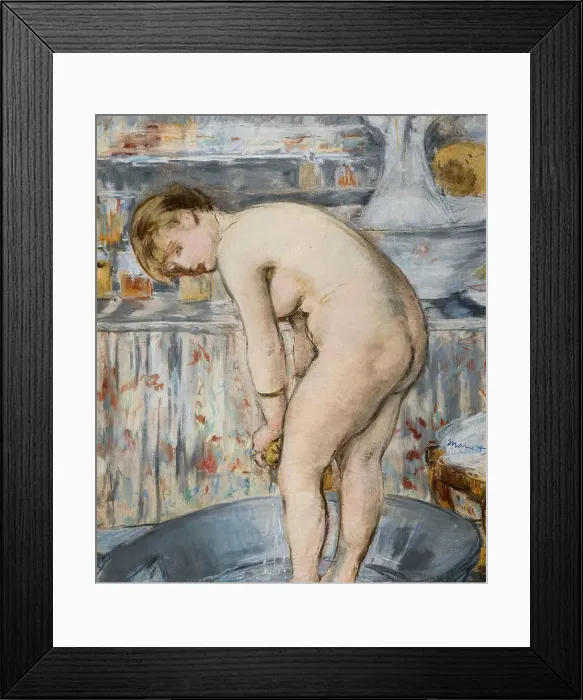 Framed Print : Le Tub, 1878. Creator: Manet, Édouard (1832-1883) Framed Print : Le Tub, 1878. Creator: Manet, Édouard (1832-1883)