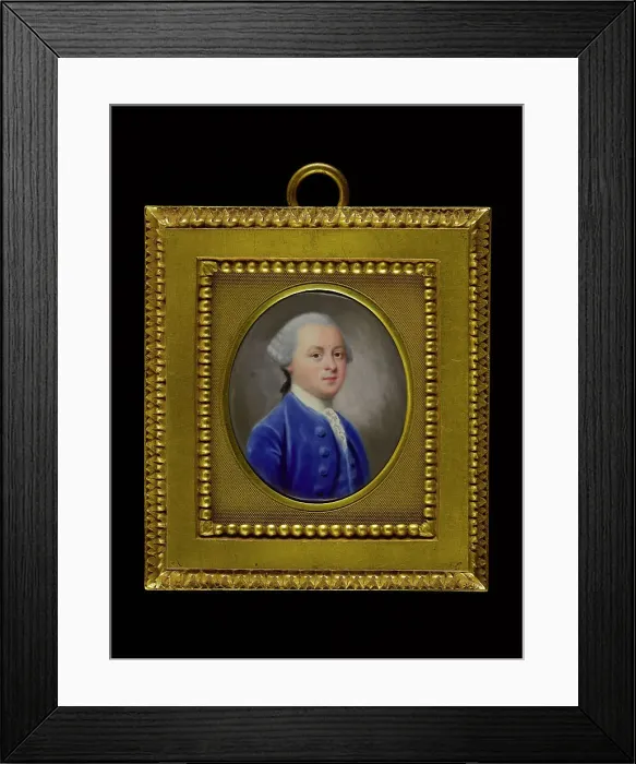 Framed Print : Portrait d'un homme, between 1770 and 1780. Creator: Ecole Francaise Framed Print : Portrait d'un homme, between 1770 and 1780. Creator: Ecole Francaise