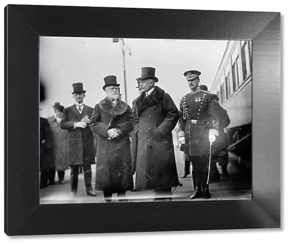 Ambassador James Bryce; Arthur, The Duke of Connaught; Maj. Butt, 1911. Creator: Harris & Ewing. Ambassador James Bryce; Arthur, The Duke of Connaught; Maj. Butt, 1911. Creator: Harris & Ewing