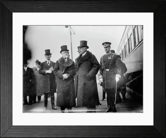 Framed Print : Ambassador James Bryce; Arthur, The Duke of Connaught; Maj. Butt, 1911. Creator: Harris & Ewing. Ambassador James Bryce; Arthur, The Duke of Connaught; Maj. Butt, 1911. Creator: Harris & Ewing Framed Print : Ambassador James Bryce; Arthur, The Duke of Connaught; Maj. Butt, 1911. Creator: Harris & Ewing. Ambassador James Bryce; Arthur, The Duke of Connaught; Maj. Butt, 1911. Creator: Harris & Ewing