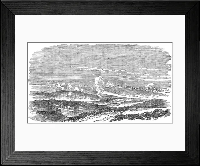 Framed Print : Sebastopol during the Siege - general view, 1854. Creator: Unknown Framed Print : Sebastopol during the Siege - general view, 1854. Creator: Unknown