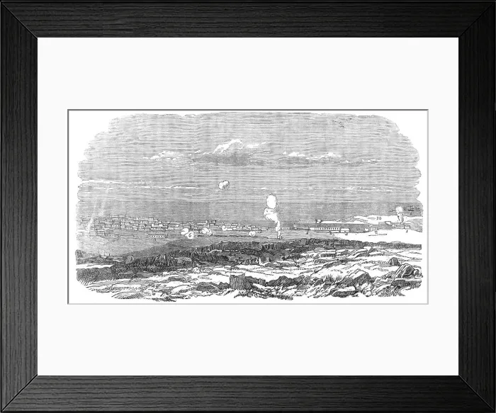 Framed Print : Sebastopol during the Siege - general view, 1854. Creator: Unknown Framed Print : Sebastopol during the Siege - general view, 1854. Creator: Unknown