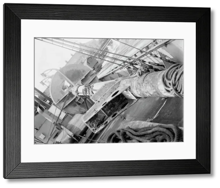 Framed Print : Mast From U.S.S. Maine, 1914. Creator: Harris & Ewing. Mast From U.S.S. Maine, 1914. Creator: Harris & Ewing Framed Print : Mast From U.S.S. Maine, 1914. Creator: Harris & Ewing. Mast From U.S.S. Maine, 1914. Creator: Harris & Ewing