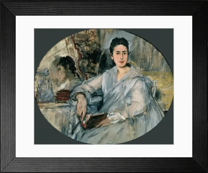 Framed Print : Marguerite de Conflans, c. 1876. Creator: Manet, Édouard (1832-1883) Framed Print : Marguerite de Conflans, c. 1876. Creator: Manet, Édouard (1832-1883)
