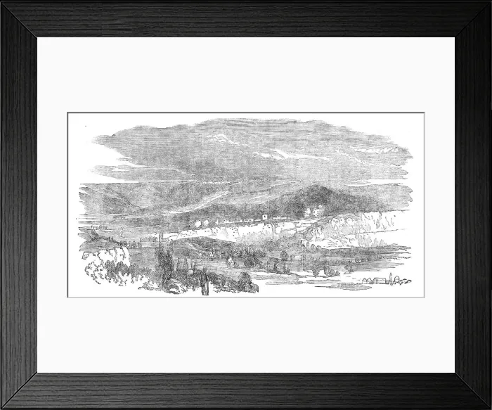 Framed Print : The Siege of Sebastopol - Valley of Inkerman, 1854. Creator: Unknown Framed Print : The Siege of Sebastopol - Valley of Inkerman, 1854. Creator: Unknown