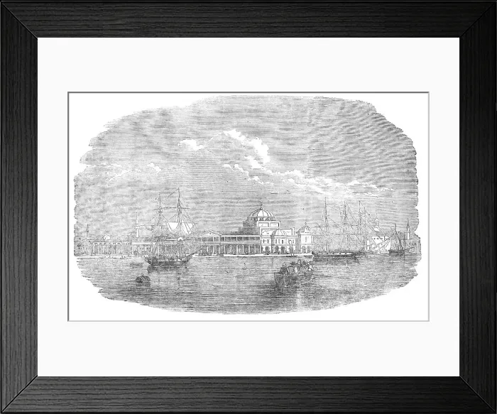 Framed Print : Eupatoria - the Harbour, 1854. Creator: Unknown Framed Print : Eupatoria - the Harbour, 1854. Creator: Unknown
