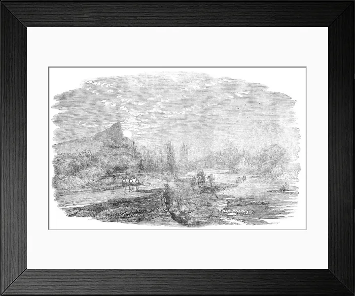 Framed Print : Banks of the Alma, 1854. Creator: Unknown Framed Print : Banks of the Alma, 1854. Creator: Unknown