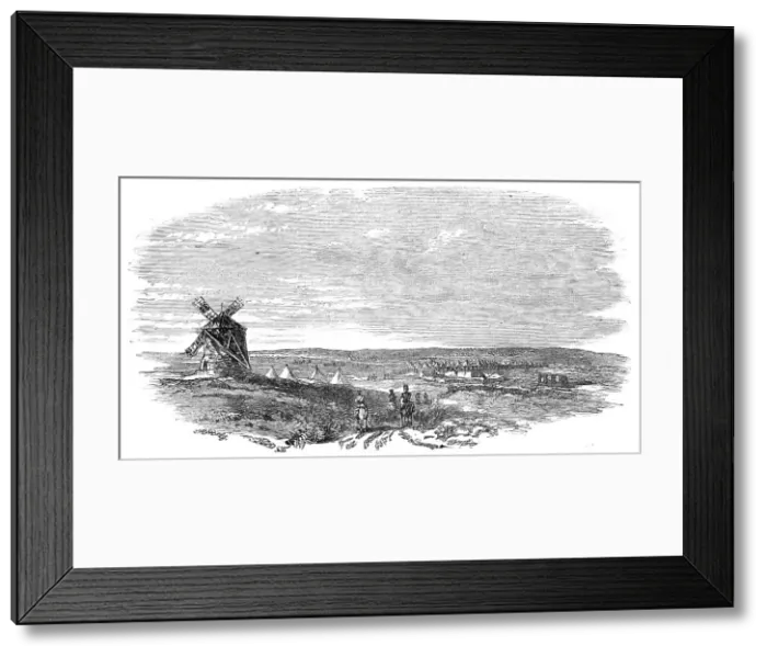 Framed Print : Camp of the Siege Train (General Sir J. Burgoyne), at Sebastopol, 1854. Creator: Unknown Framed Print : Camp of the Siege Train (General Sir J. Burgoyne), at Sebastopol, 1854. Creator: Unknown