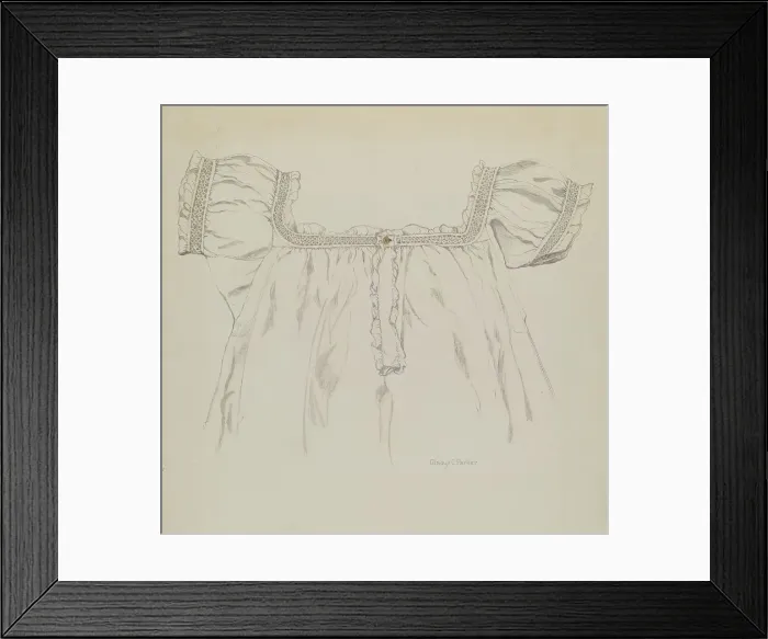 Framed Print : Chemise, c. 1937. Creator: Gladys C. Parker Framed Print : Chemise, c. 1937. Creator: Gladys C. Parker