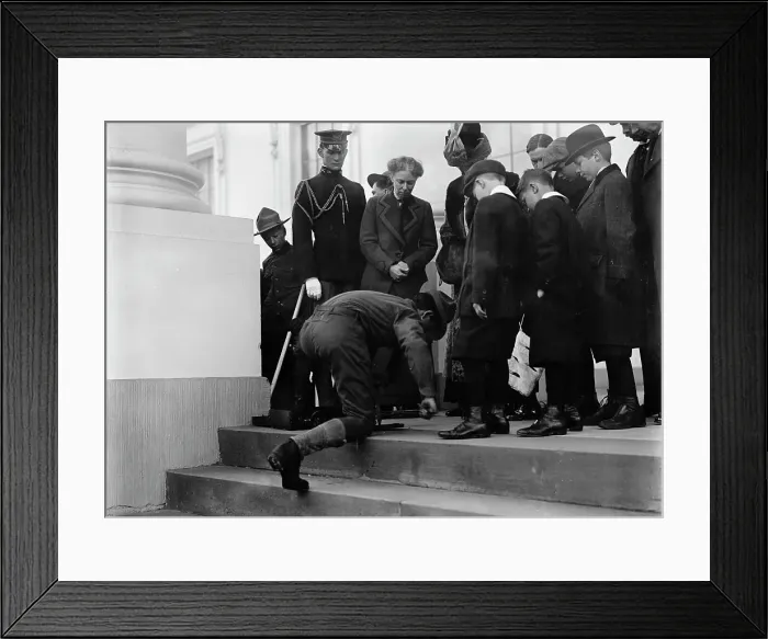 Framed Print : Boy Scouts - Visit of Sir Robert Baden-Powell To D.C. Making Fire; Mrs. Taft Watching, 1911. Creator: Harris & Ewing. Boy Scouts - Visit of Sir Robert Baden-Powell To D.C. Making Fire; Mrs. Taft Watching, 1911. Creator: Harris & Ewing Framed Print : Boy Scouts - Visit of Sir Robert Baden-Powell To D.C. Making Fire; Mrs. Taft Watching, 1911. Creator: Harris & Ewing. Boy Scouts - Visit of Sir Robert Baden-Powell To D.C. Making Fire; Mrs. Taft Watching, 1911. Creator: Harris & Ewing