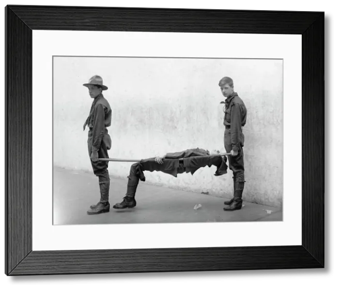 Framed Print : Boy Scouts Training Demonstration, 1912. Creator: Harris & Ewing. Boy Scouts Training Demonstration, 1912. Creator: Harris & Ewing Framed Print : Boy Scouts Training Demonstration, 1912. Creator: Harris & Ewing. Boy Scouts Training Demonstration, 1912. Creator: Harris & Ewing