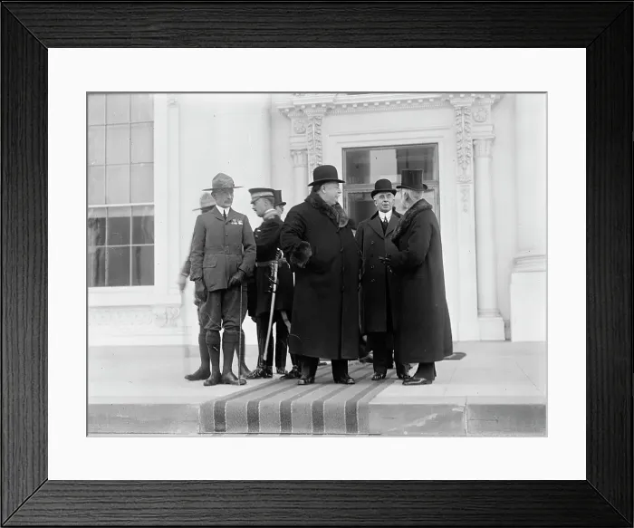 Framed Print : Baden-Powell Visit, [Washington, DC], 1911. Creator: Harris & Ewing. Baden-Powell Visit, [Washington, DC], 1911. Creator: Harris & Ewing