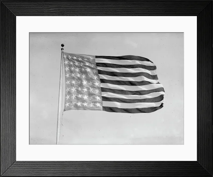 Framed Print : Flags. Battle Fleet Flag, 1911. Creator: Harris & Ewing. Flags. Battle Fleet Flag, 1911. Creator: Harris & Ewing Framed Print : Flags. Battle Fleet Flag, 1911. Creator: Harris & Ewing. Flags. Battle Fleet Flag, 1911. Creator: Harris & Ewing