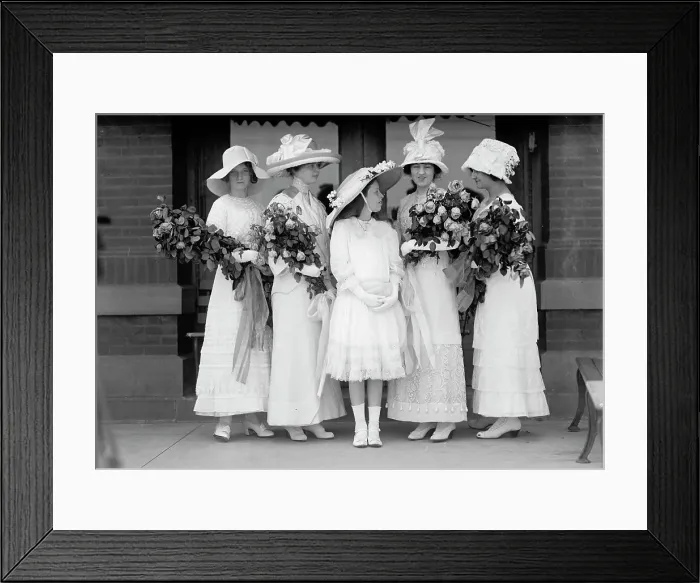 Framed Print : Claudia Lyon, Miss Garland Bonner, May Colquitt...At Launching of U.S.S. Texas, May 18, 1912. Creator: Harris & Ewing. Claudia Lyon, Miss Garland Bonner, May Colquitt...At Launching of U.S.S. Texas, May 18, 1912. Creator: Harris & Ewing Framed Print : Claudia Lyon, Miss Garland Bonner, May Colquitt...At Launching of U.S.S. Texas, May 18, 1912. Creator: Harris & Ewing. Claudia Lyon, Miss Garland Bonner, May Colquitt...At Launching of U.S.S. Texas, May 18, 1912. Creator: Harris & Ewing