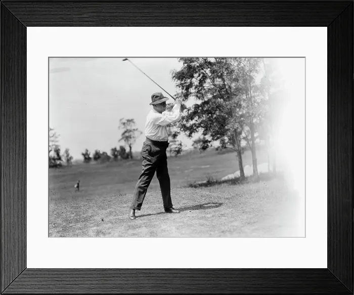 Framed Print : John Dalzell, Rep. from Pennsylvania, Golfing, 1911. Creator: Harris & Ewing. John Dalzell, Rep. from Pennsylvania, Golfing, 1911. Creator: Harris & Ewing Framed Print : John Dalzell, Rep. from Pennsylvania, Golfing, 1911. Creator: Harris & Ewing. John Dalzell, Rep. from Pennsylvania, Golfing, 1911. Creator: Harris & Ewing
