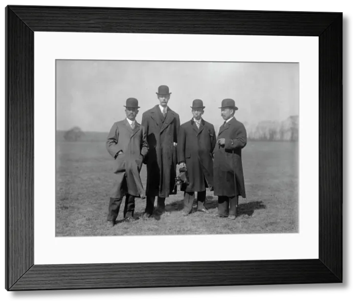 Framed Print : Curtiss Airplane, Tests of Curtiss Plane For Army - Japanese Watching Tests... 1912. Creator: Harris & Ewing. Curtiss Airplane, Tests of Curtiss Plane For Army - Japanese Watching Tests... 1912. Creator: Harris & Ewing Framed Print : Curtiss Airplane, Tests of Curtiss Plane For Army - Japanese Watching Tests... 1912. Creator: Harris & Ewing. Curtiss Airplane, Tests of Curtiss Plane For Army - Japanese Watching Tests... 1912. Creator: Harris & Ewing
