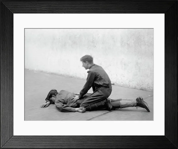 Framed Print : Boy Scouts Training Demonstration, 1912. Creator: Harris & Ewing. Boy Scouts Training Demonstration, 1912. Creator: Harris & Ewing Framed Print : Boy Scouts Training Demonstration, 1912. Creator: Harris & Ewing. Boy Scouts Training Demonstration, 1912. Creator: Harris & Ewing