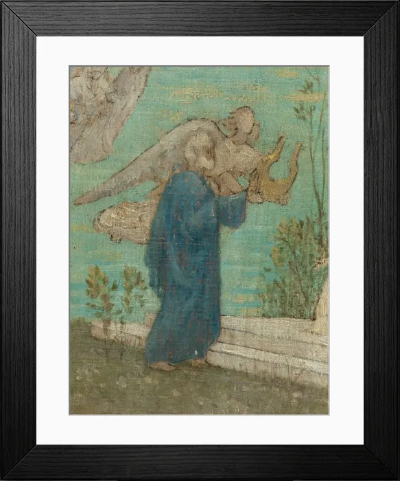 Framed Print : Esquisse pour l'Hôtel de Ville de Paris : Hommage de la Ville de Paris à Victor Hugo, 1894. Creator: Pierre Puvis de Chavannes Framed Print : Esquisse pour l'Hôtel de Ville de Paris : Hommage de la Ville de Paris à Victor Hugo, 1894. Creator: Pierre Puvis de Chavannes