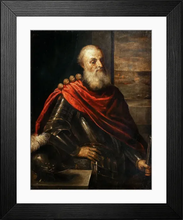 Framed Print : Portrait of Vincenzo Cappello (1469-1541), Last quarter of 16th cen. Creator: Palma il Giovane, Jacopo, the Younger (1544-1628) Framed Print : Portrait of Vincenzo Cappello (1469-1541), Last quarter of 16th cen. Creator: Palma il Giovane, Jacopo, the Younger (1544-1628)