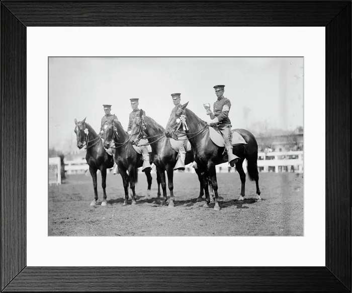 Framed Print : Horse Shows - U.S. Cavalry, 1911. Creator: Harris & Ewing. Horse Shows - U.S. Cavalry, 1911. Creator: Harris & Ewing Framed Print : Horse Shows - U.S. Cavalry, 1911. Creator: Harris & Ewing. Horse Shows - U.S. Cavalry, 1911. Creator: Harris & Ewing