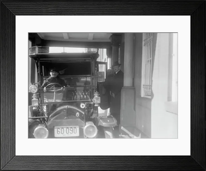 Framed Print : Count J.H. Von Bernstorff...Leaving German Embassy, Washington DC, 1917. Creator: Harris & Ewing. Count J.H. Von Bernstorff...Leaving German Embassy, Washington DC, 1917. Creator: Harris & Ewing Framed Print : Count J.H. Von Bernstorff...Leaving German Embassy, Washington DC, 1917. Creator: Harris & Ewing. Count J.H. Von Bernstorff...Leaving German Embassy, Washington DC, 1917. Creator: Harris & Ewing