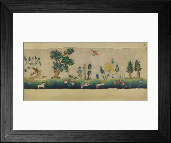 Framed Print : Embroidered Petticoat Border, c. 1936. Creator: Lawrence Peterson Framed Print : Embroidered Petticoat Border, c. 1936. Creator: Lawrence Peterson
