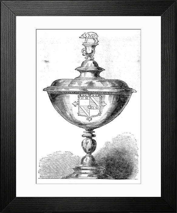 Framed Print : The Bacon Cup, 1854. Creator: Unknown Framed Print : The Bacon Cup, 1854. Creator: Unknown