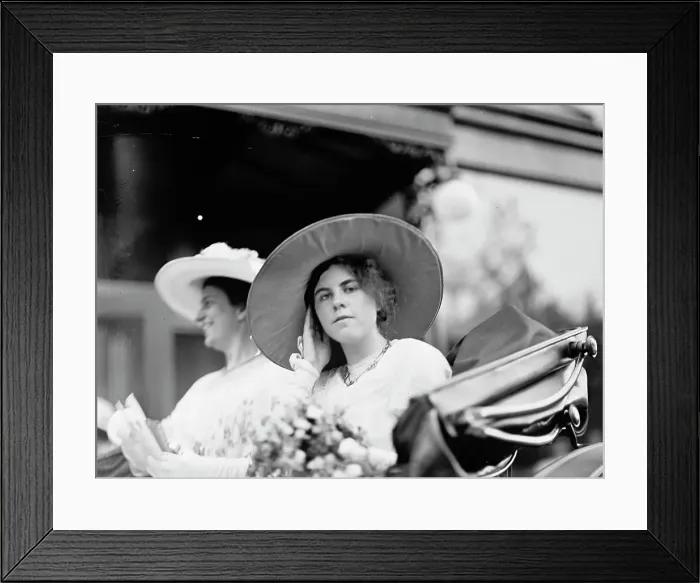 Framed Print : Dolly Madison Breakfast - Genevieve Clark, 1912. Creator: Harris & Ewing. Dolly Madison Breakfast - Genevieve Clark, 1912. Creator: Harris & Ewing Framed Print : Dolly Madison Breakfast - Genevieve Clark, 1912. Creator: Harris & Ewing. Dolly Madison Breakfast - Genevieve Clark, 1912. Creator: Harris & Ewing