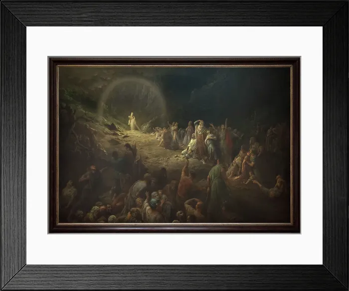 Framed Print : La Vallée des larmes, 1883. Creator: Gustave Doré Framed Print : La Vallée des larmes, 1883. Creator: Gustave Doré
