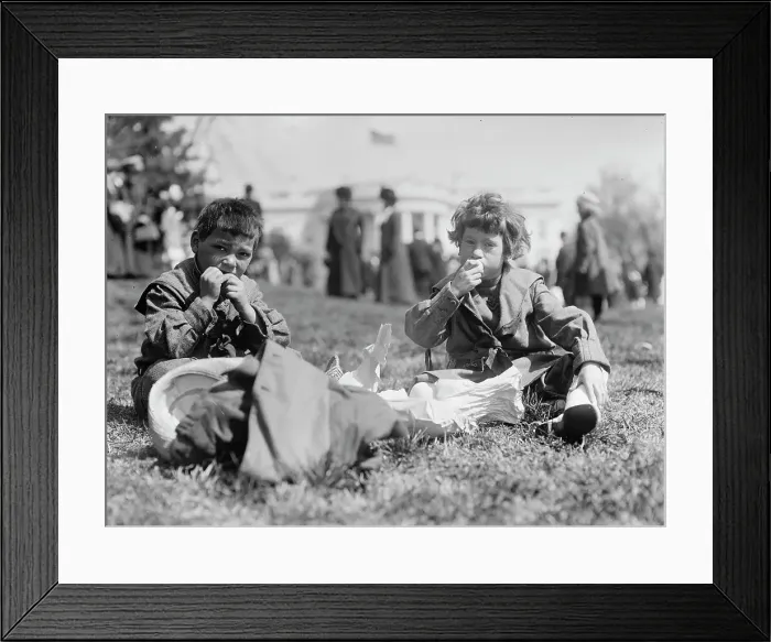 Framed Print : Easter Egg Rolling, White House, 1911. Creator: Harris & Ewing. Easter Egg Rolling, White House, 1911. Creator: Harris & Ewing Framed Print : Easter Egg Rolling, White House, 1911. Creator: Harris & Ewing. Easter Egg Rolling, White House, 1911. Creator: Harris & Ewing