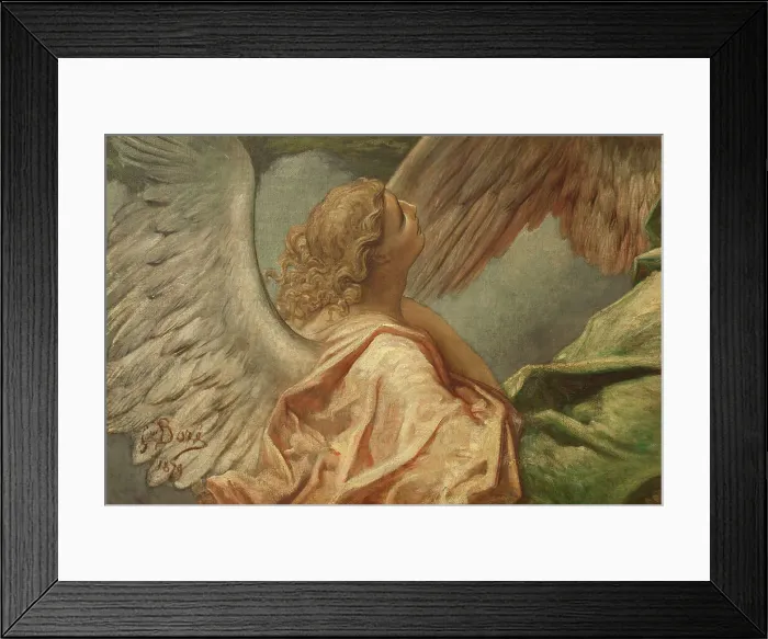 Framed Print : L'Ascension, 1879. Creator: Gustave Doré Framed Print : L'Ascension, 1879. Creator: Gustave Doré