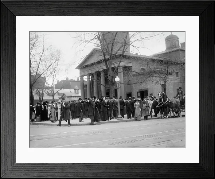 Framed Print : Easter Crowds; St. John's, 1911. Creator: Harris & Ewing. Easter Crowds; St. John's, 1911. Creator: Harris & Ewing Framed Print : Easter Crowds; St. John's, 1911. Creator: Harris & Ewing. Easter Crowds; St. John's, 1911. Creator: Harris & Ewing