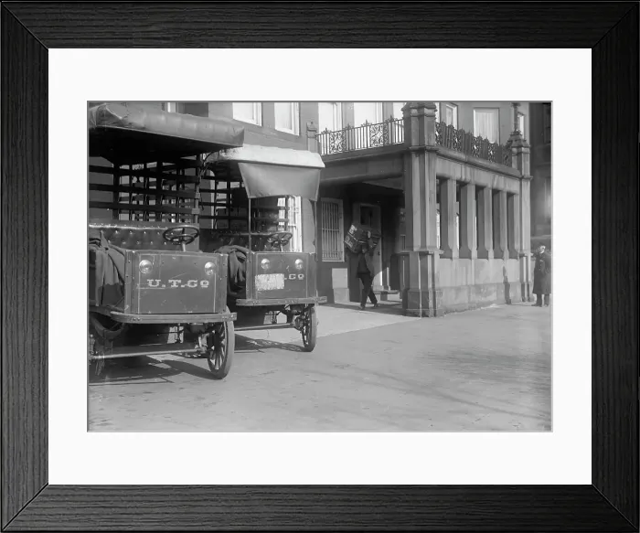 Framed Print : Belongings of Count J.H. Von Bernstorff being removed from the German Embassy, Washington DC, 1917. Creator: Harris & Ewing. Belongings of Count J.H. Von Bernstorff being removed from the German Embassy, Washington DC, 1917 Framed Print : Belongings of Count J.H. Von Bernstorff being removed from the German Embassy, Washington DC, 1917. Creator: Harris & Ewing. Belongings of Count J.H. Von Bernstorff being removed from the German Embassy, Washington DC, 1917