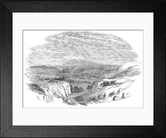 Framed Print : Vale leading to Inkerman, 1854. Creator: Unknown Framed Print : Vale leading to Inkerman, 1854. Creator: Unknown